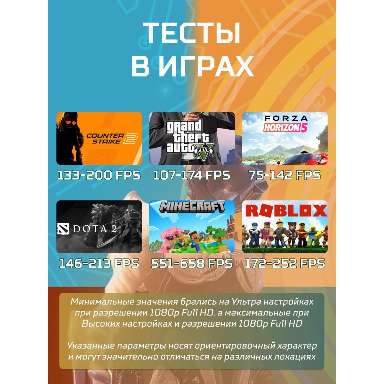 Системный блок БиГ! Комп Black Dragon 3050 - W11 70v279.1s