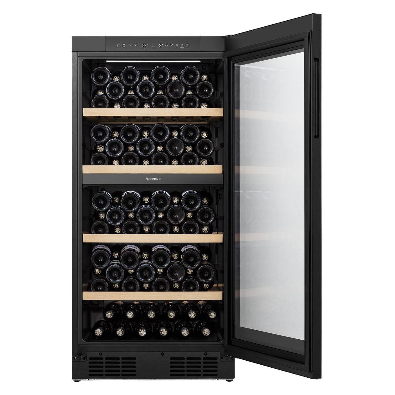 Винный шкаф Hisense RW3N230GELF Black