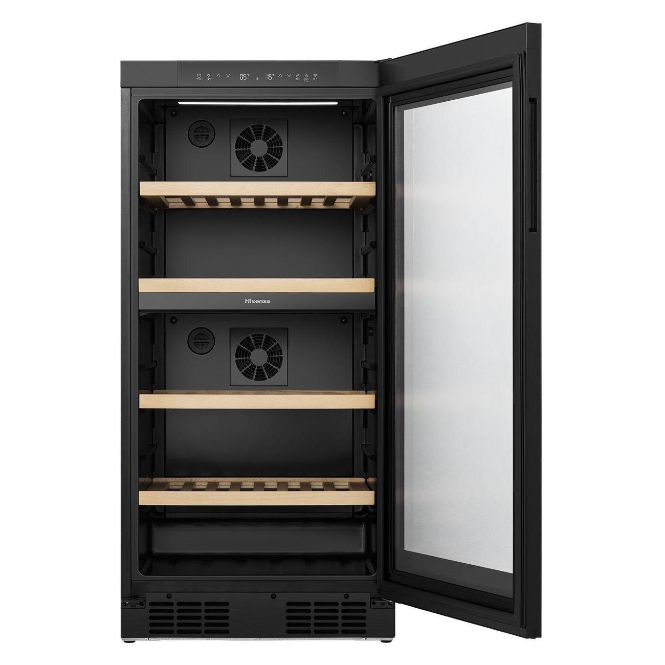 Винный шкаф Hisense RW3N230GELF Black