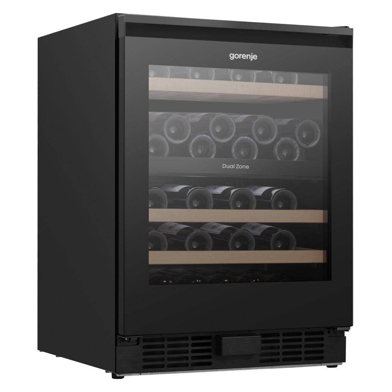 Винный шкаф Gorenje WCU68F6BG4WF черный