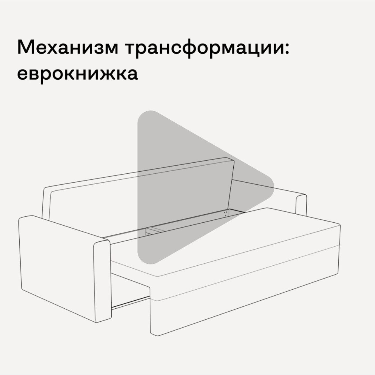 Диван divan.ru Савана Графит