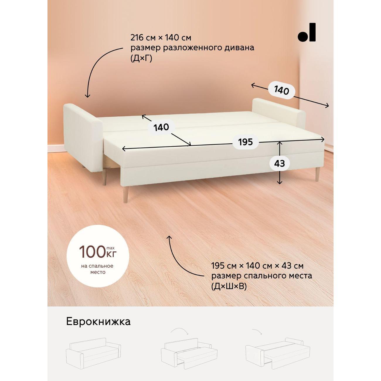 Диван divan.ru Велутто 01