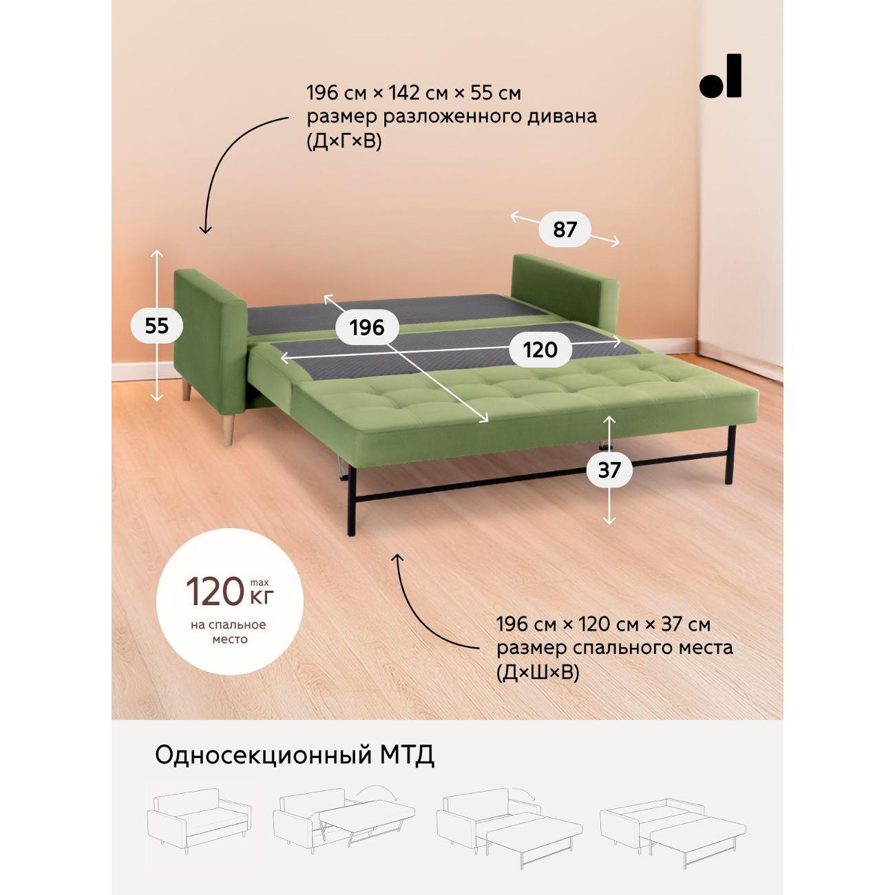 Диван divan.ru Велутто 69