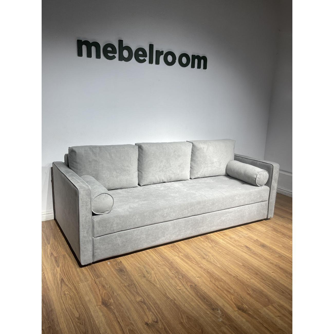 Диван mebelroom Диван прямой раскладной с подлокотниками, механизм еврокнижка, независимые пружины, трансформер 2 в 1, 220х100х80 см