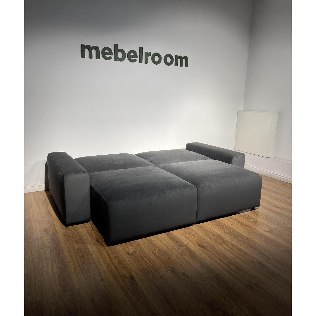 Диван mebelroom Диван Леон, лофт, с независимым пружинным блоком, механизм Еврокнижка, 230х105х80 см