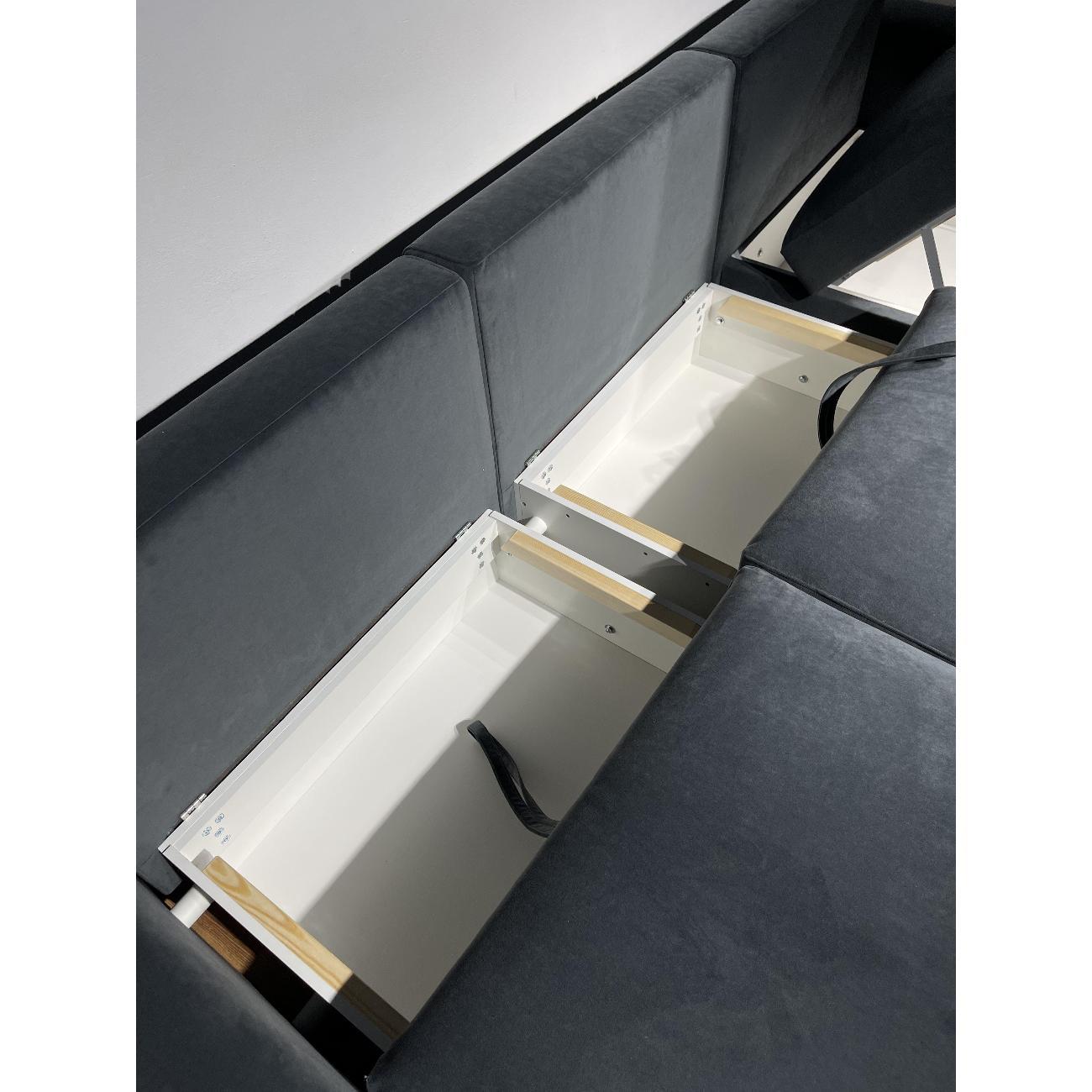 Диван mebelroom Угловой Диван Леон, лофт, с независимым пружинным блоком, механизм Еврокнижка, 320х170х80 см