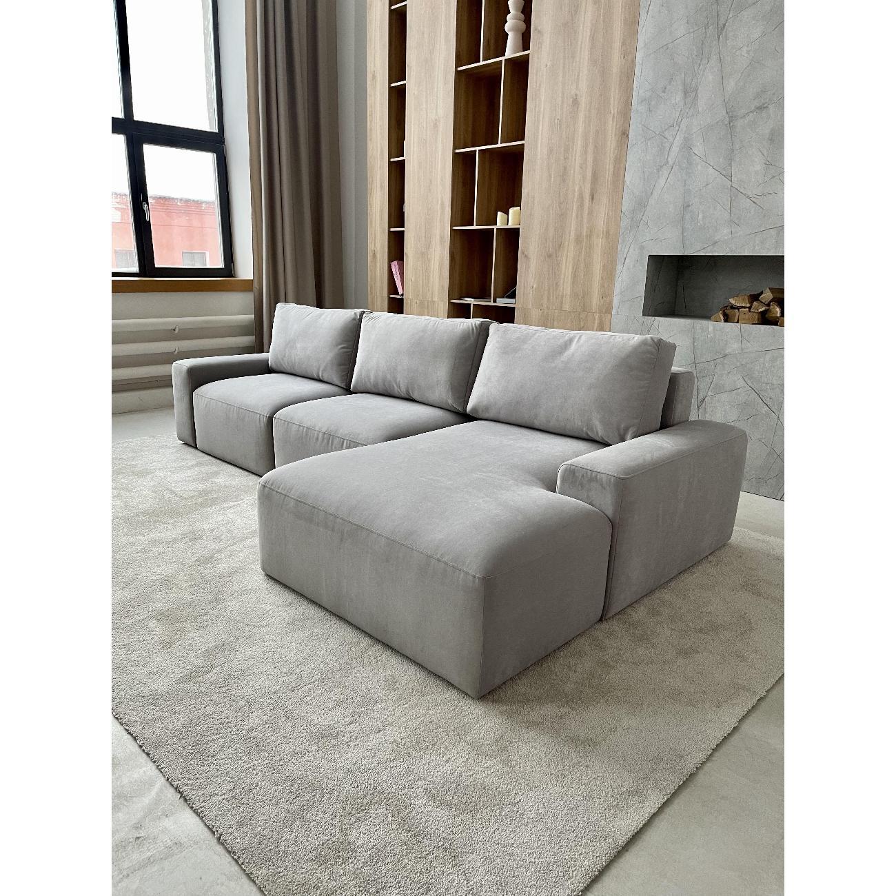 Диван mebelroom Угловой диван Леон, лофт, с независимым пружинным блоком, механизм Еврокнижка, 320х170х80 см