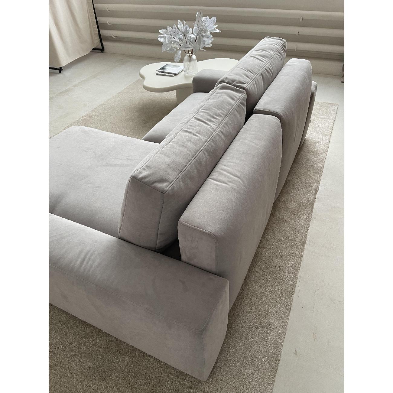 Диван mebelroom Mebelroom.shop, угловой диван Леон, лофт, с независимым пружинным блоком, механизм Еврокнижка, 255х170х80 см