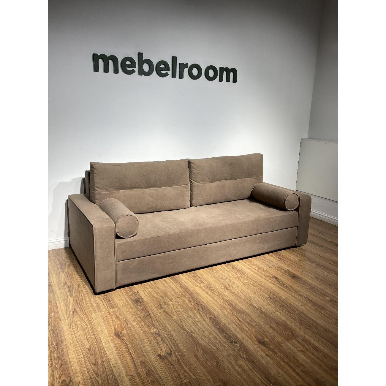 Диван mebelroom Диван прямой раскладной с подлокотниками, механизм еврокнижка, независимые пружины, 220х100х80 см