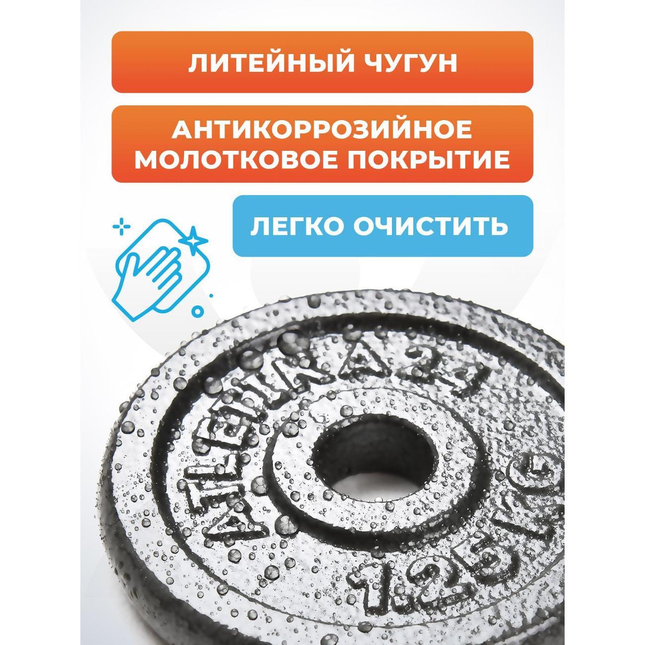 Диски для штанг и гантелей Atletika24 4*1,25