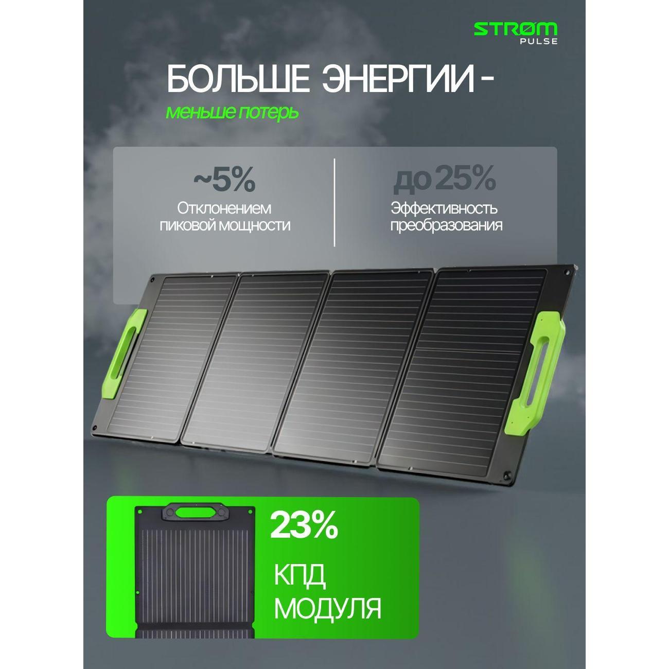 Солнечная батарея, панель Strompulse Портативная солнечная панель_b9889a9a-bbaa-4bab-b8aa-98ba8889a989