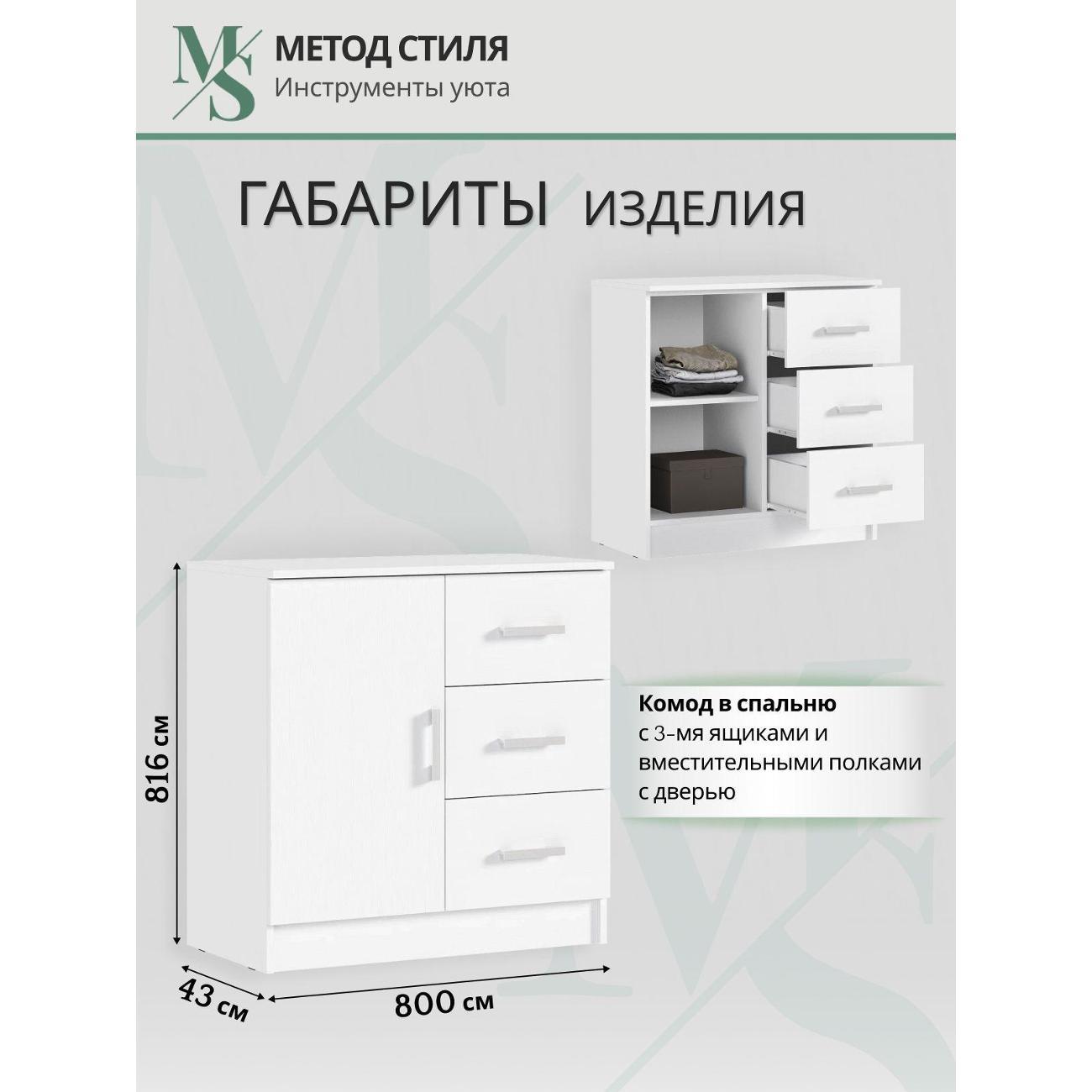 Комод Фабрика МИФ Бася