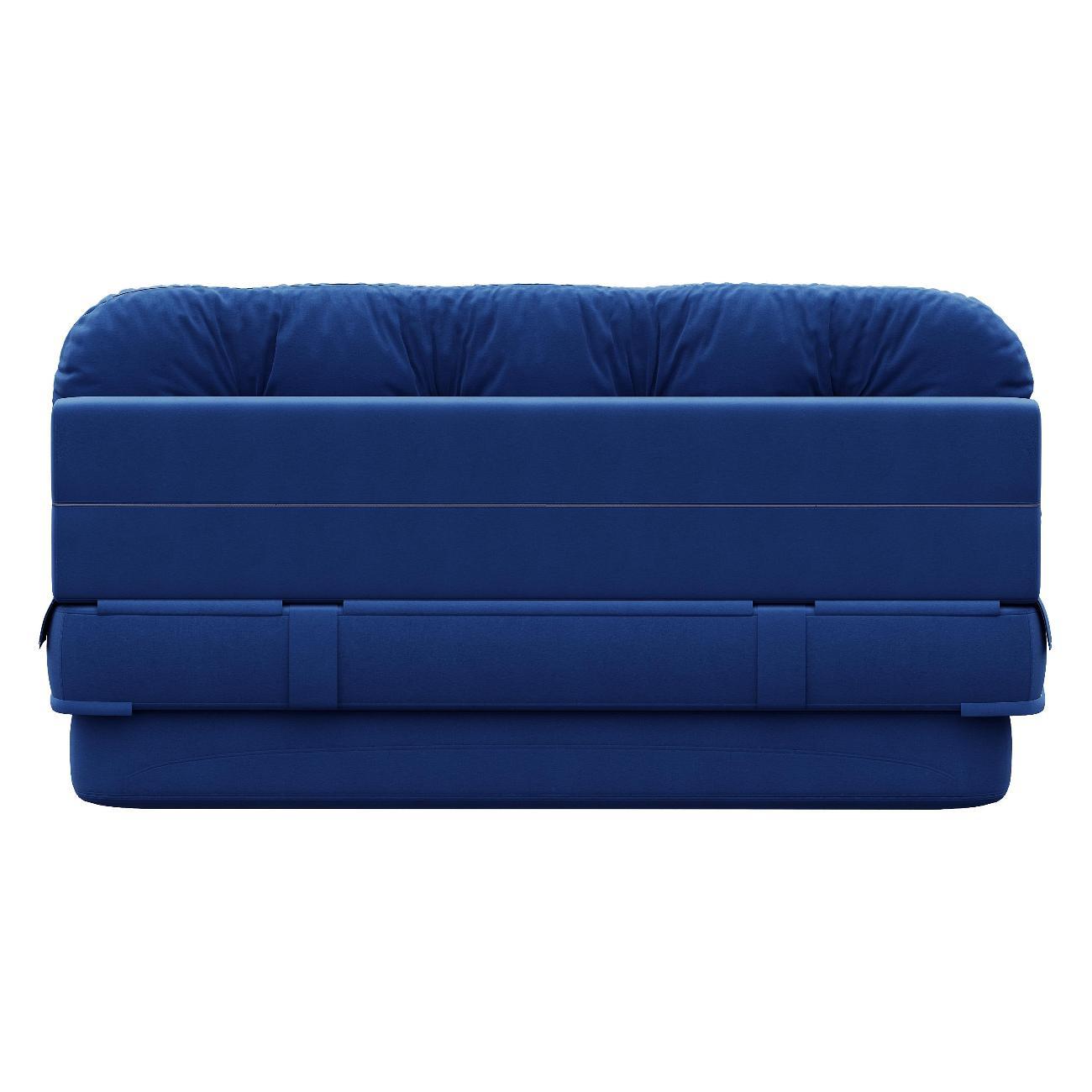 Диван бескаркасный Div-one Клиффорд синий, диван прямой