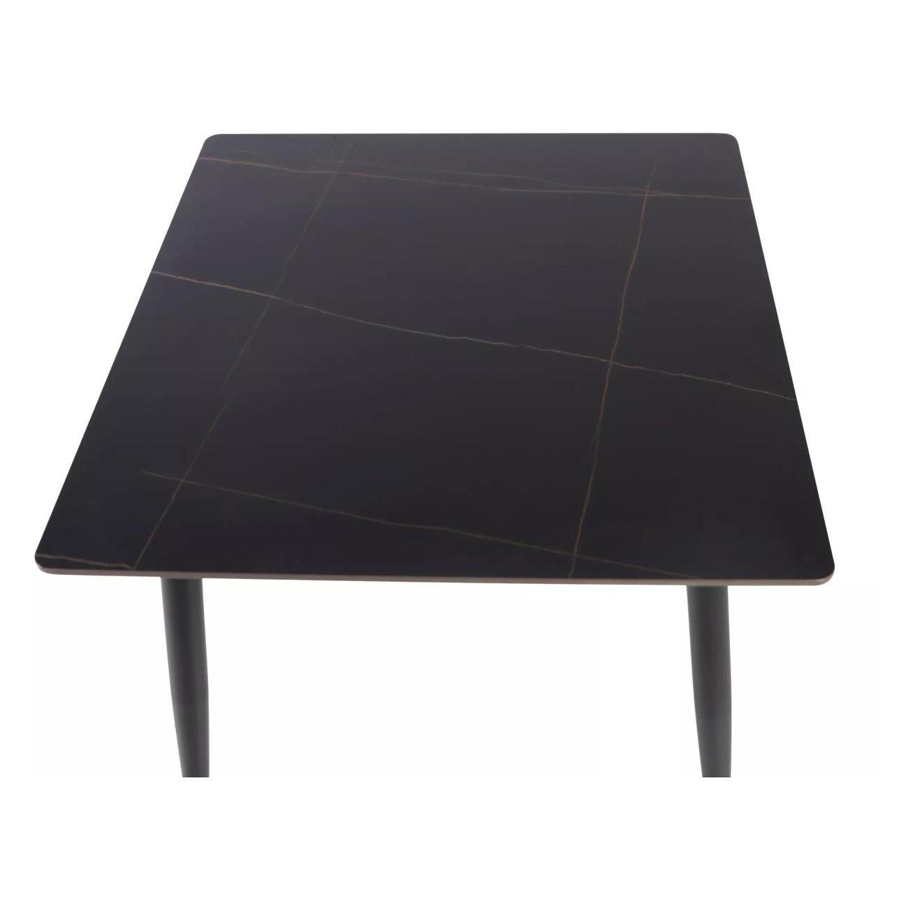 Стол обеденный Signal Рион черный 160/90