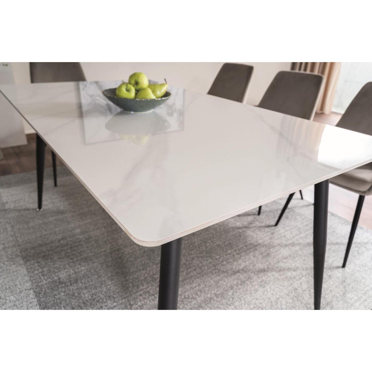 Стол обеденный Signal Рион белый 130/70