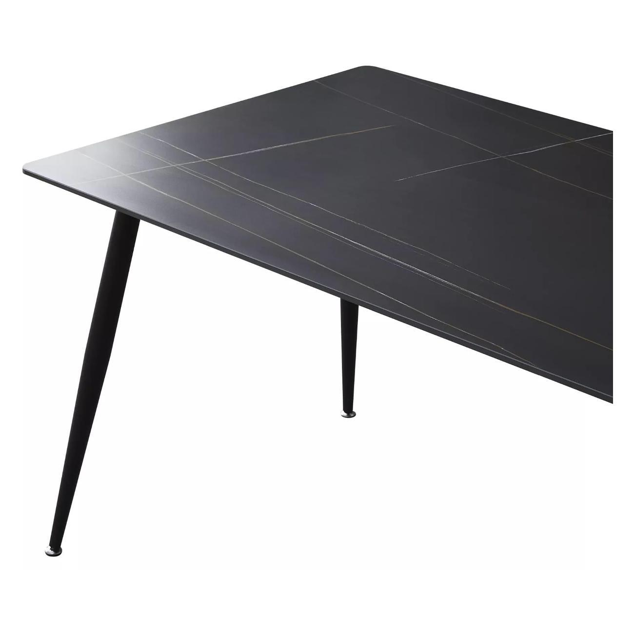 Стол обеденный Signal Рион черный 130/70