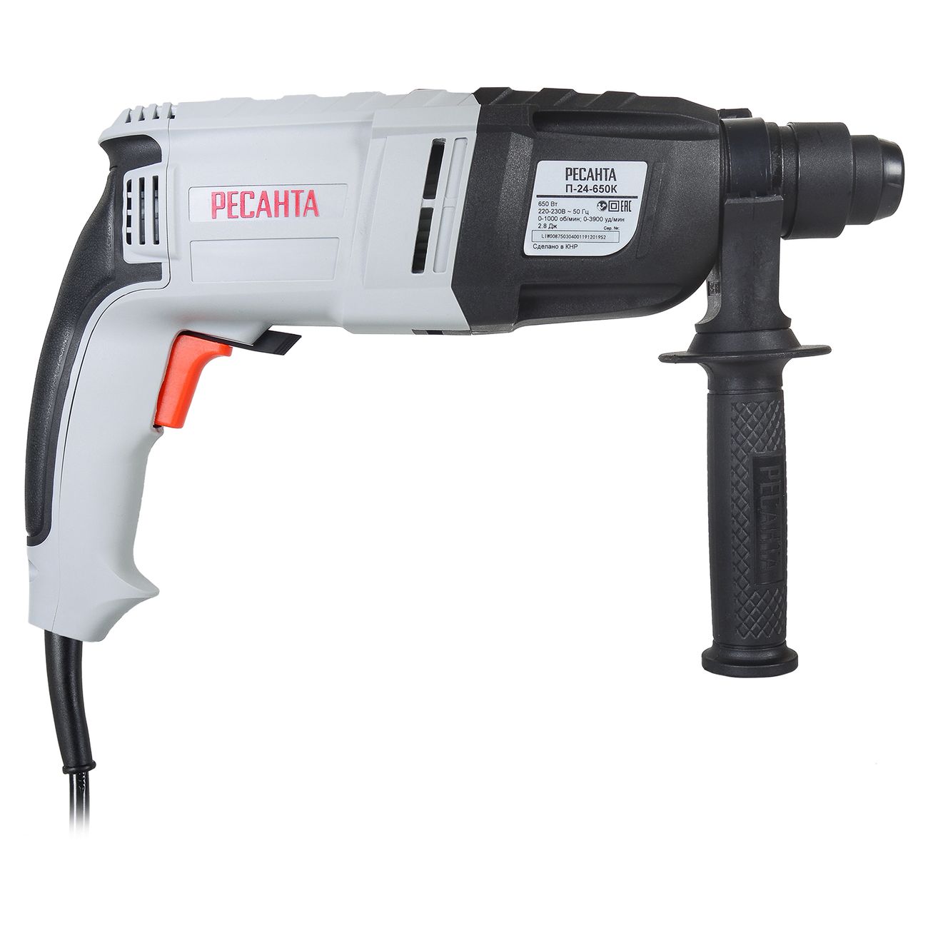 Перфоратор Ресанта П-24-650К (75/3/4)