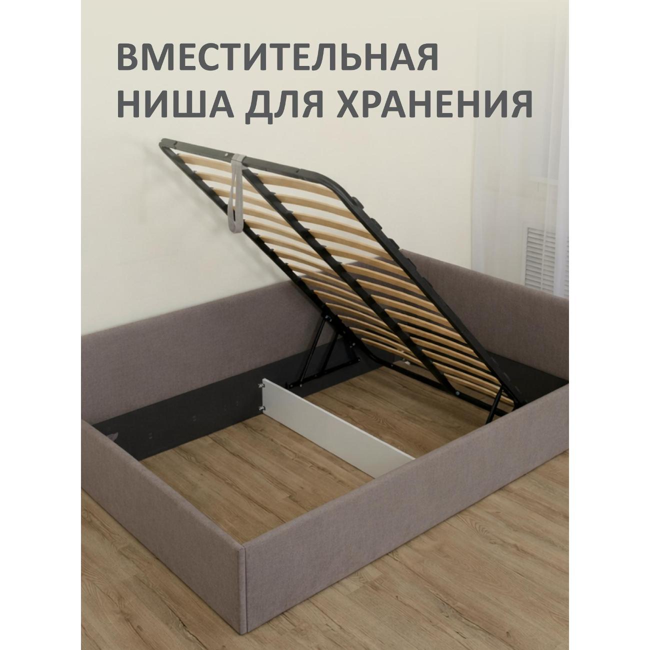 Кровать Ромак односпальная 200х120 капучино А/5585