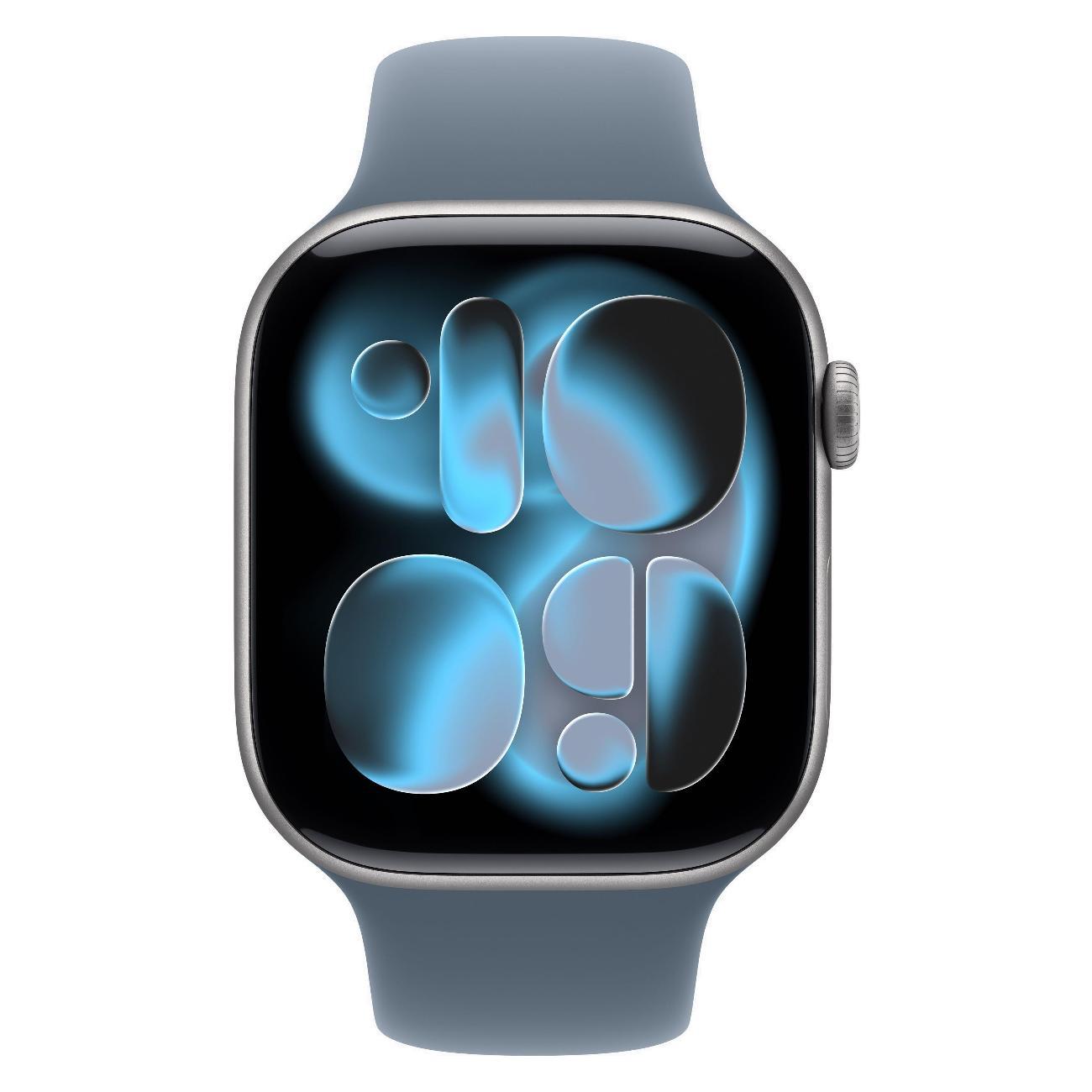 Смарт-часы Apple Watch Series 11 46mm Space Gray Aluminium Anchor Blue Sport Band