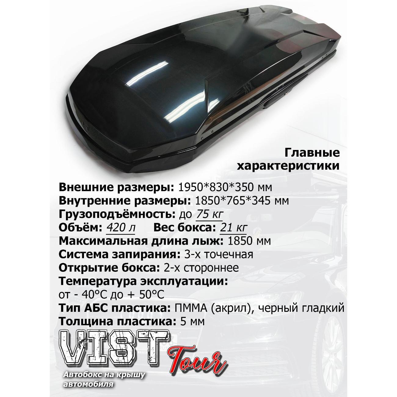 Бокс багажный VIST - Tuning Автобокс VIST Tour