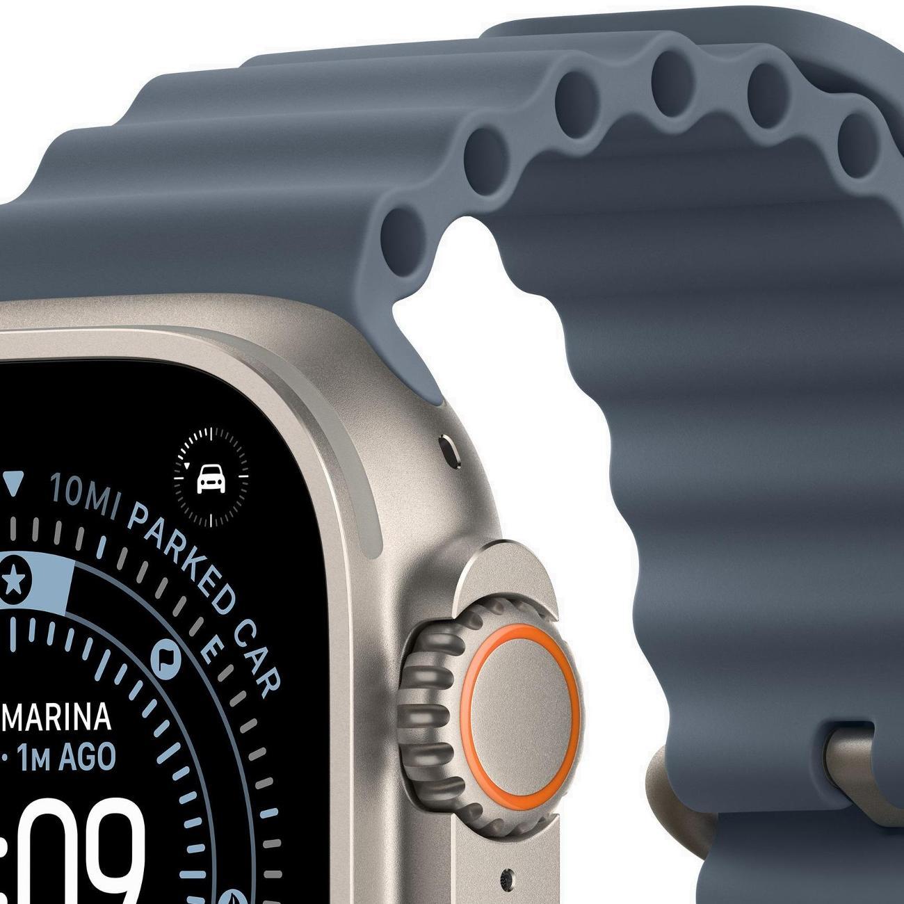 Смарт-часы Apple Watch Ultra 3 (2025) 49mm Natural Ocean Band Anchor Blue
