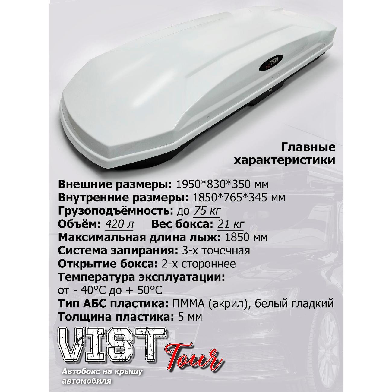 Бокс багажный VIST - Tuning Автобокс VIST Tour