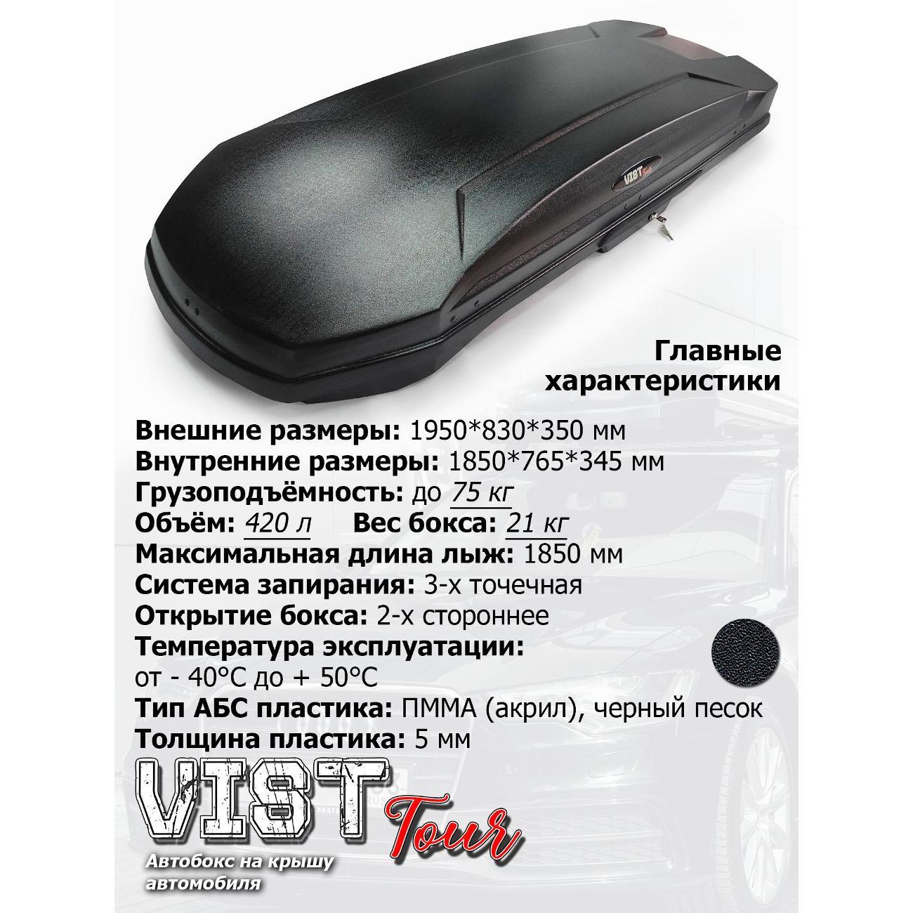 Бокс багажный VIST - Tuning Автобокс VIST Tour