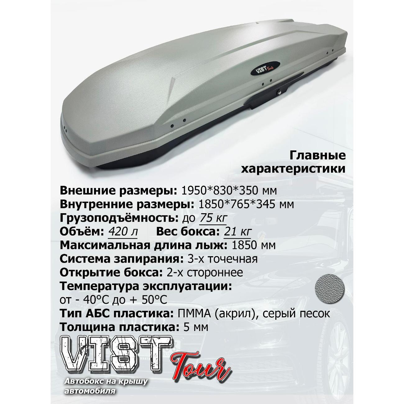 Бокс багажный VIST - Tuning Автобокс VIST Tour
