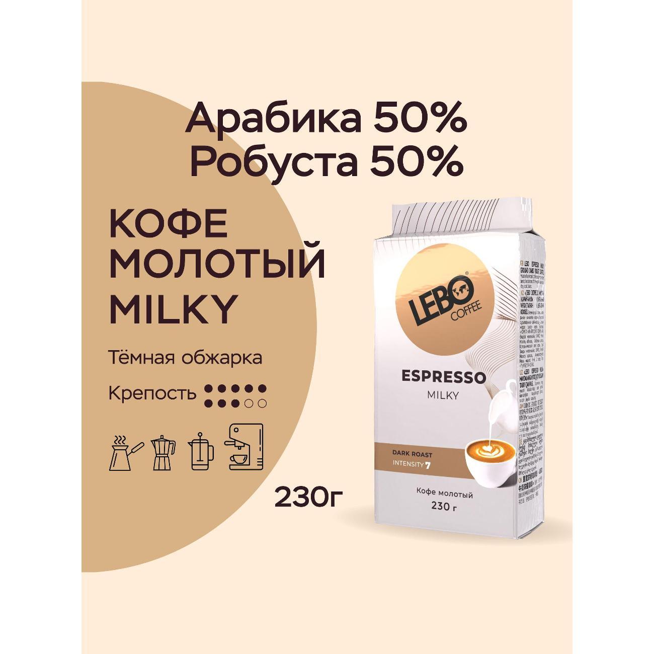 Кофе молотый Lebo ESPRESSO фото