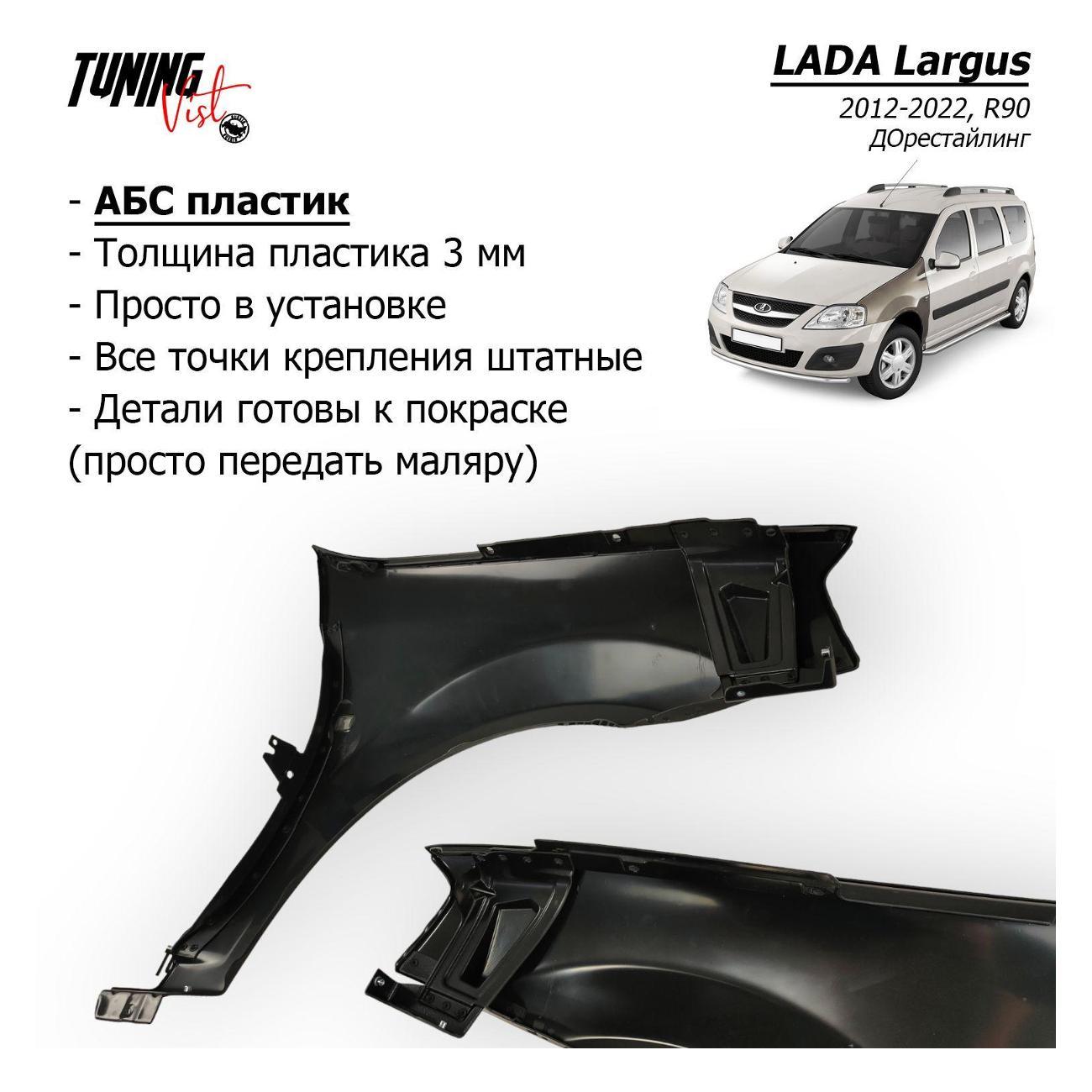 Крыло автомобильное VIST - Tuning Крылья Ларгус