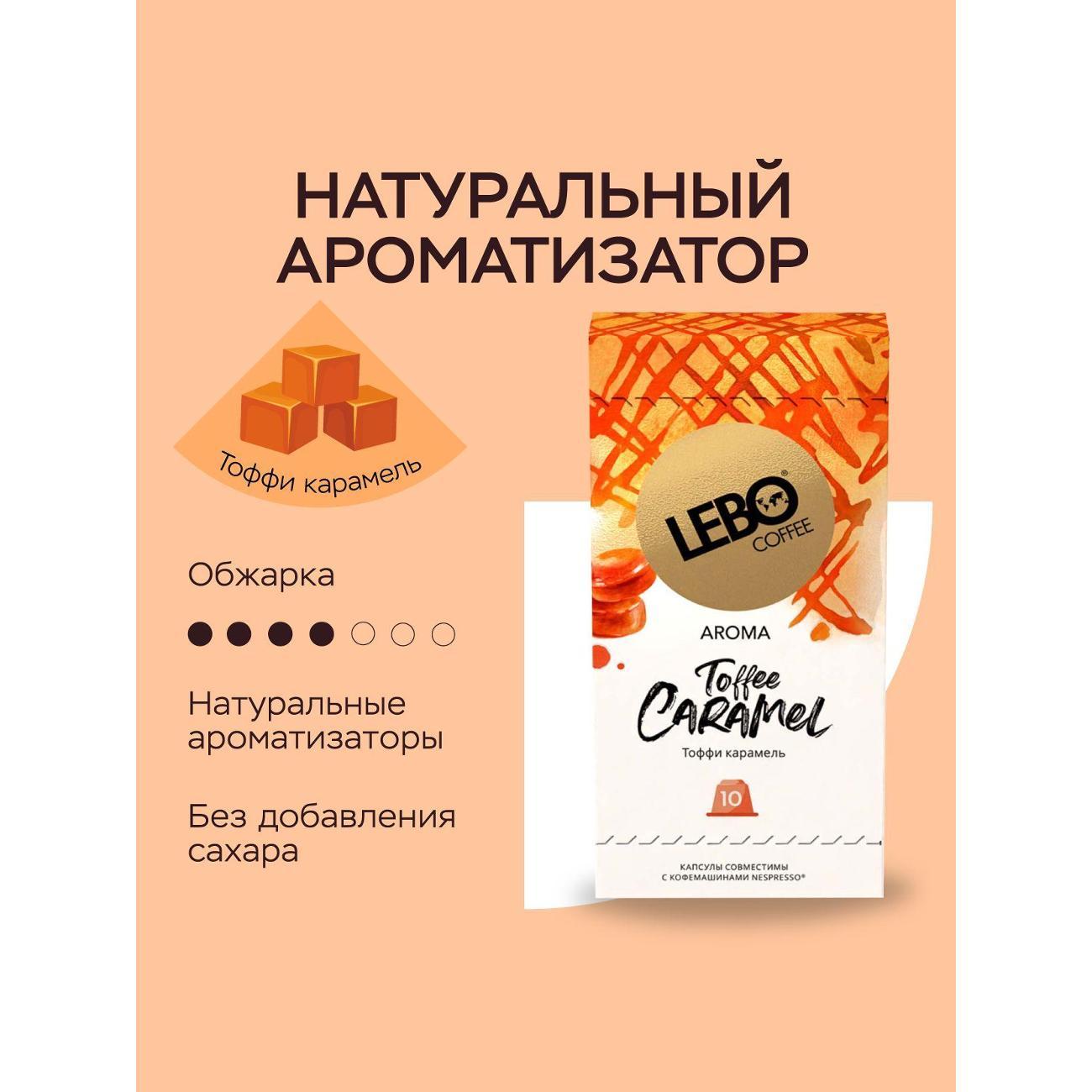 Кофе в капсулах Lebo Ароматика вкусы