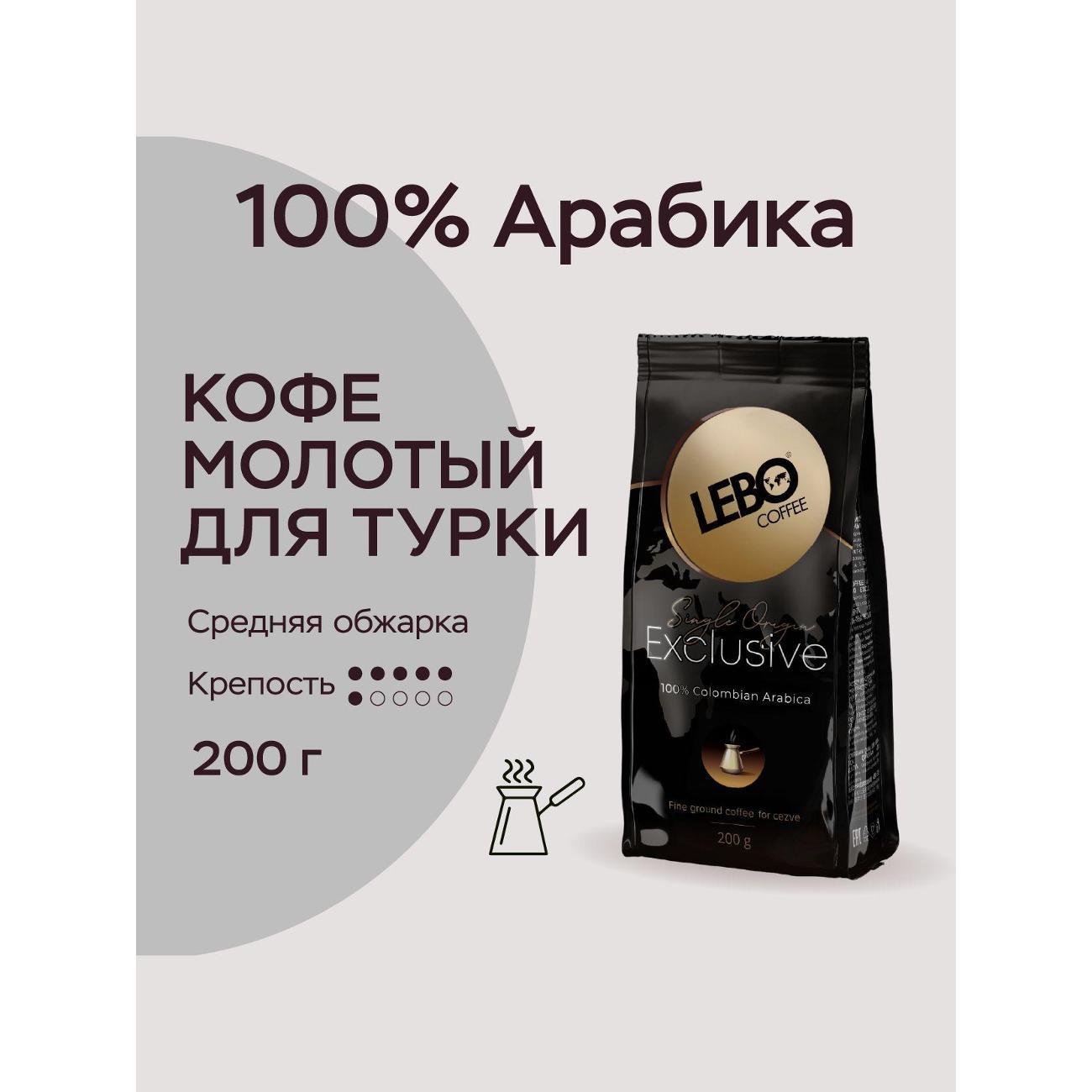 Кофе молотый Lebo 4602076000081