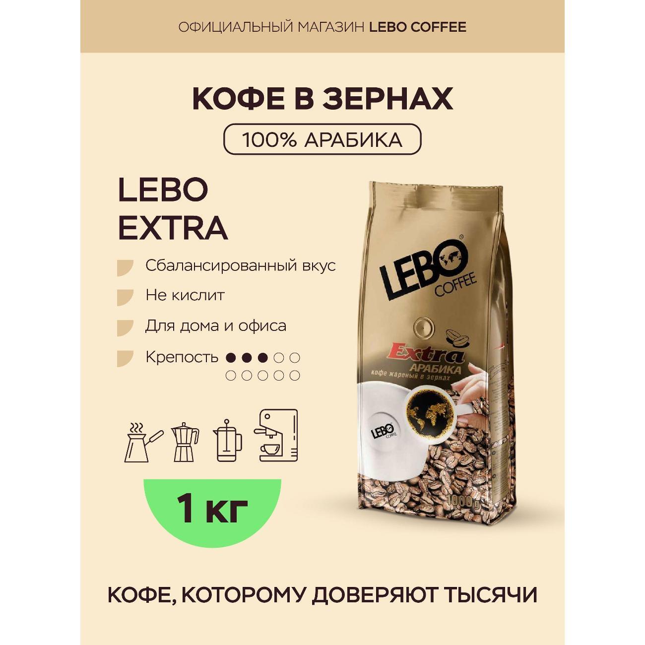 Кофе зерновой Lebo 4602076000302