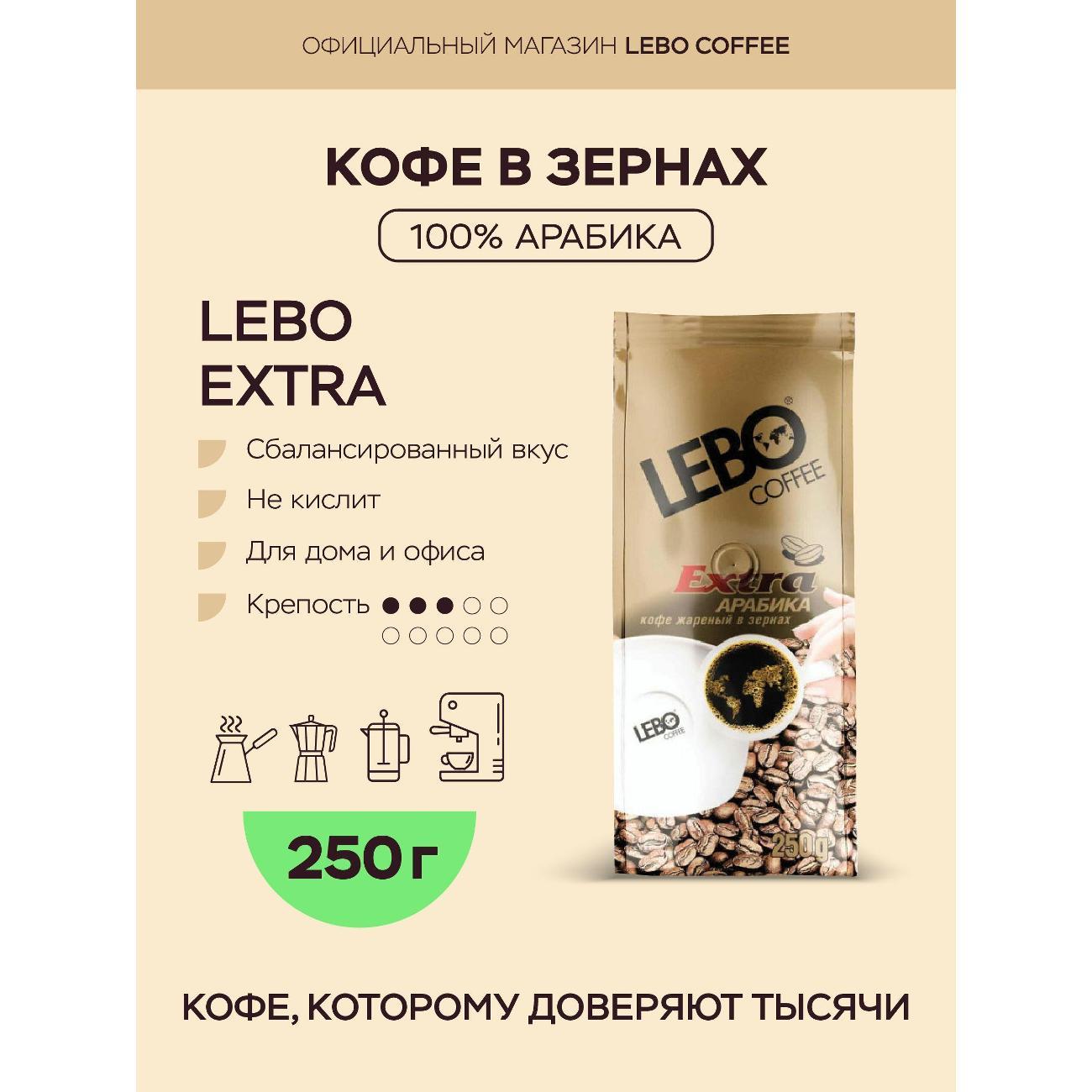 Кофе зерновой Lebo 4602076000302