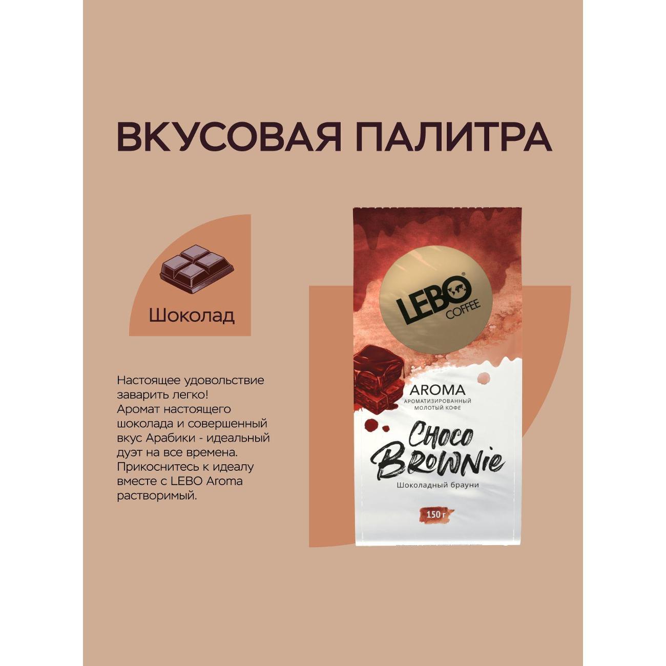 Кофе молотый Lebo для чашки AROMA