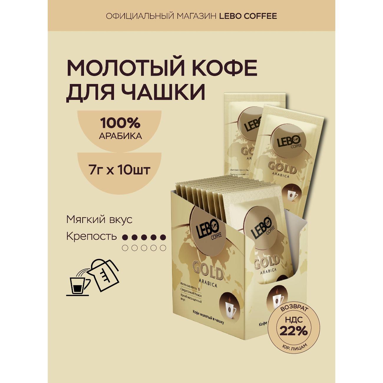 Кофе молотый Lebo 4602076000081