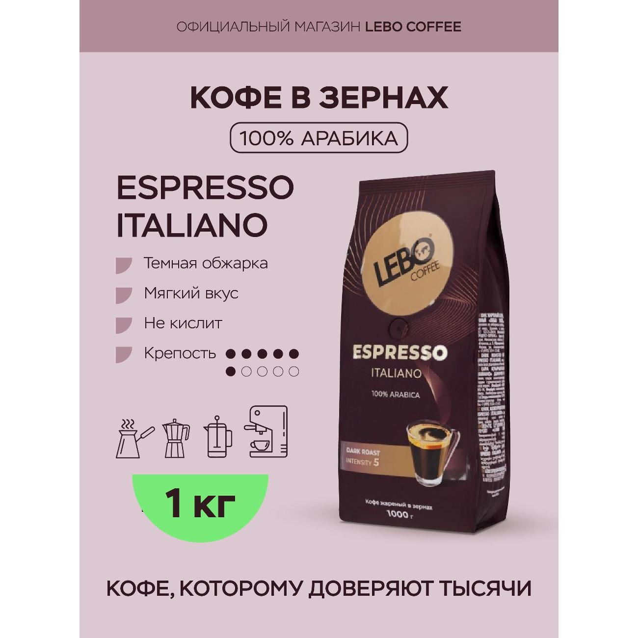 Кофе зерновой Lebo 4602076002290