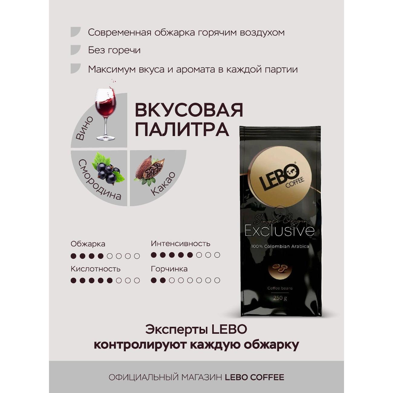 Кофе зерновой Lebo 4602076001101