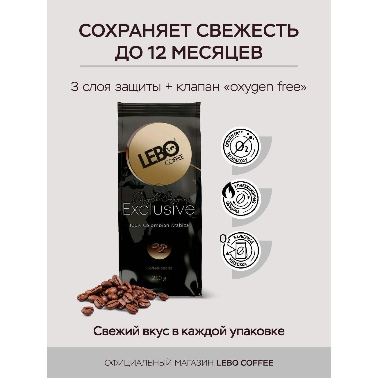 Кофе зерновой Lebo 4602076001101