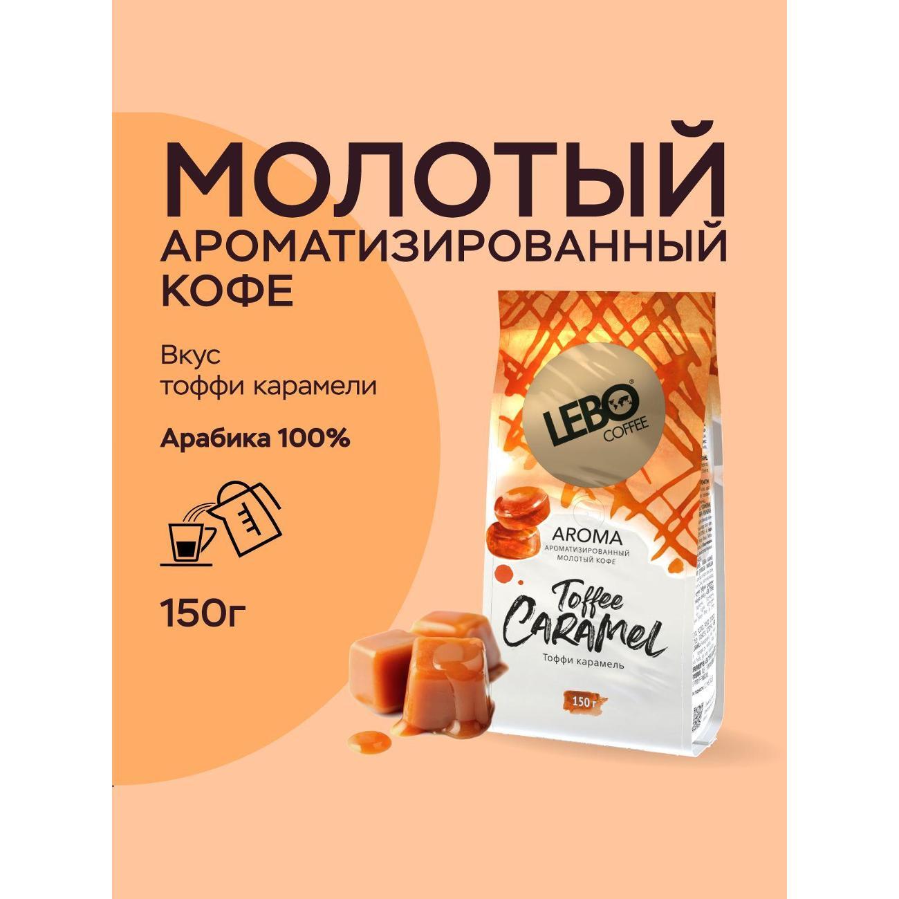 Кофе молотый Lebo для чашки AROMA