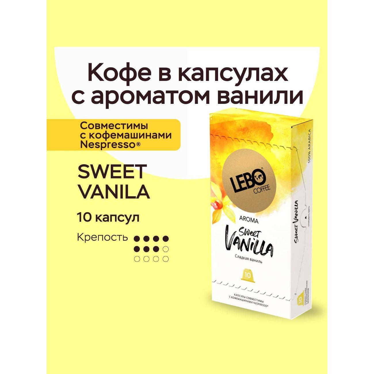 Кофе в капсулах Lebo Ароматика вкусы