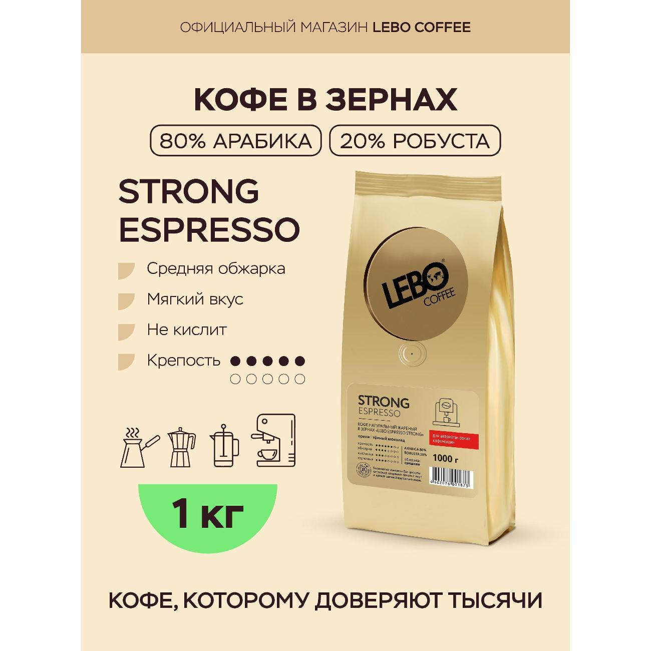 Кофе зерновой Lebo 4602076001873