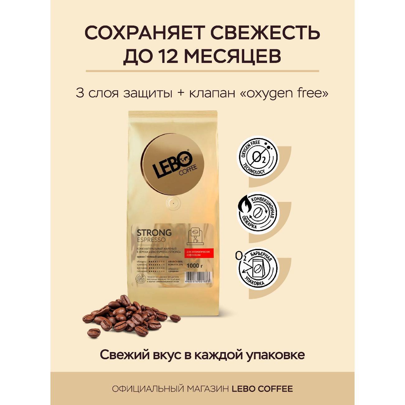 Кофе зерновой Lebo 4602076001873