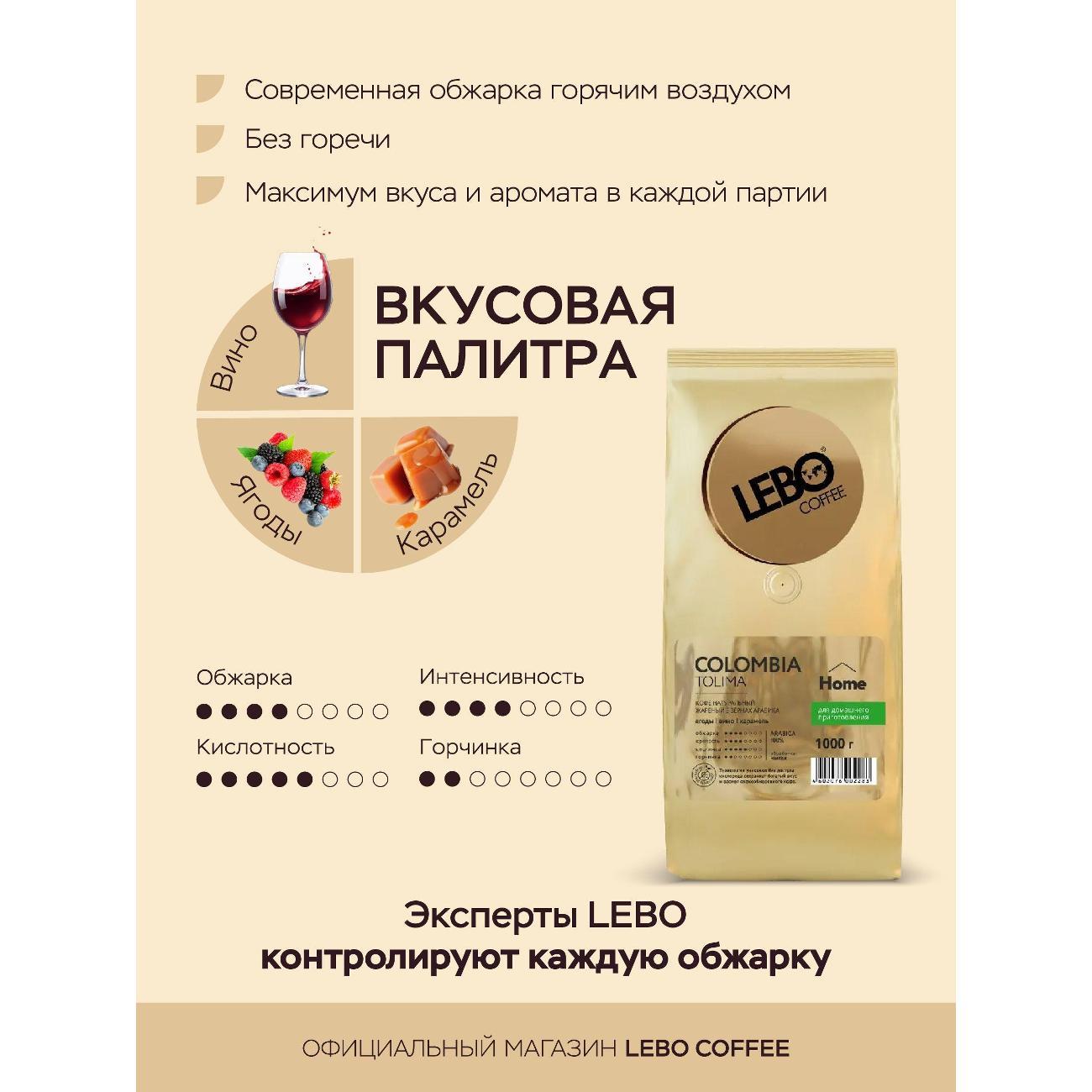 Кофе зерновой Lebo 46020760