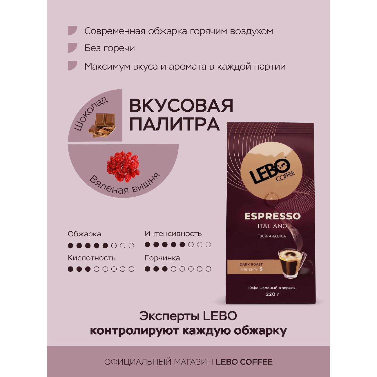 Кофе зерновой Lebo 4602076002290