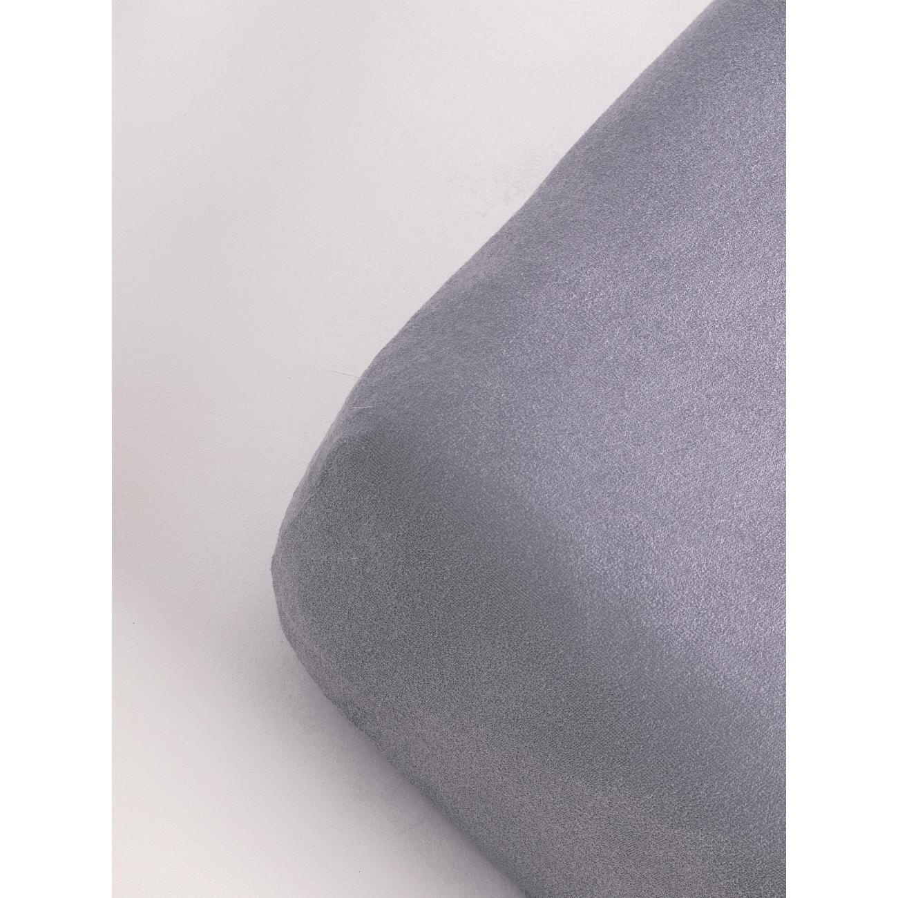 Простыня Alice Textile Махровая простыня темно-серая 90х200 см