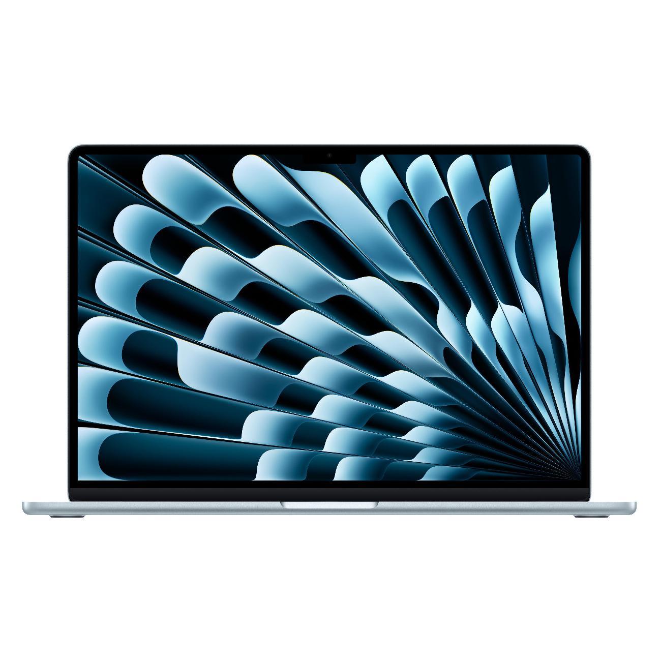 Ноутбук Apple MacBook Air 15" (M4, 10C CPU/10C GPU, 2025), 16 GB, 256 GB SSD, голубой MC7A4