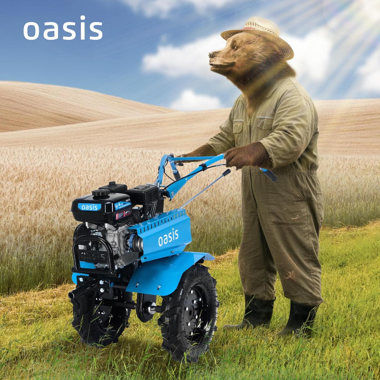 Мотоблок Oasis МВ-7/10К2+1/Ч