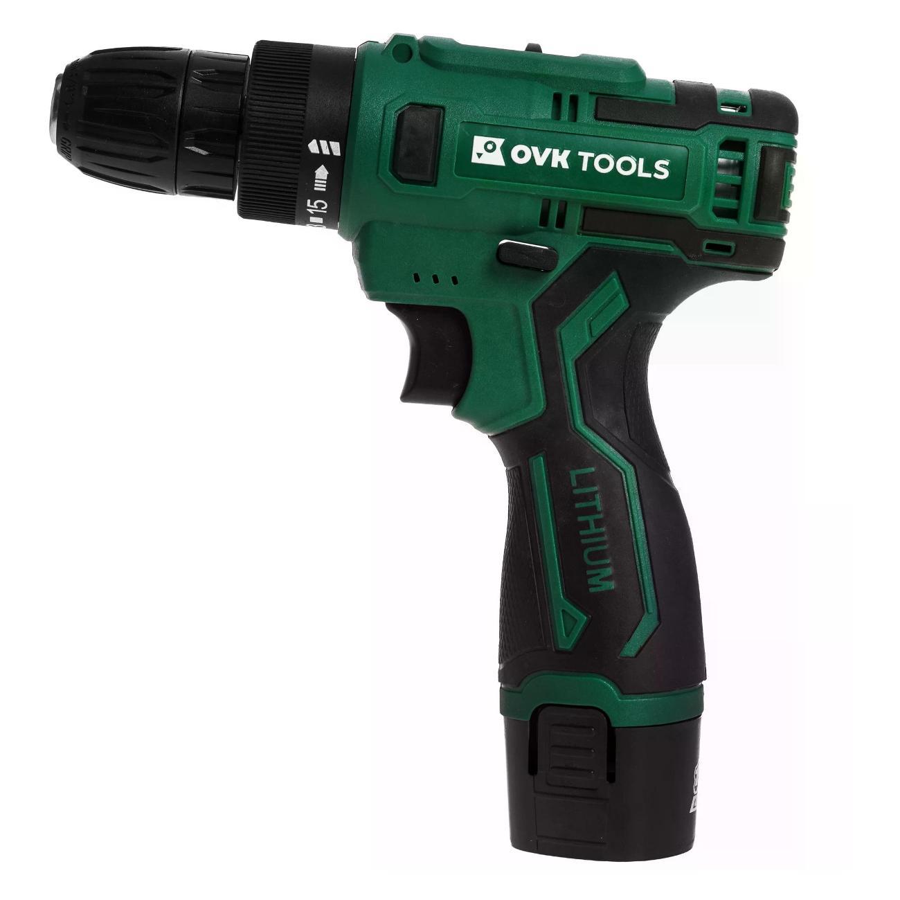 Дрель-шуруповерт OVK TOOLS OTCS3AA-12V-1.5A