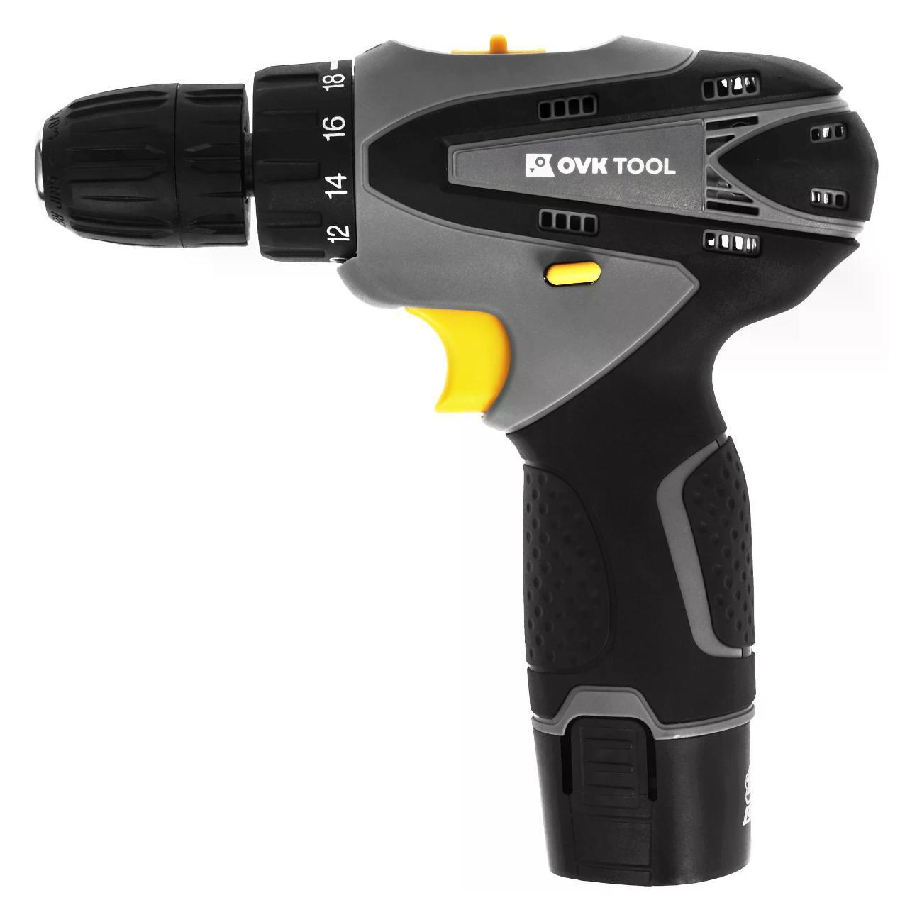 Дрель-шуруповерт OVK TOOLS OTCS1AA-12V-1.5A